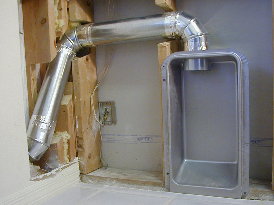 Recessed Dryer Vent Box Installation If You Can Back Right Up To The